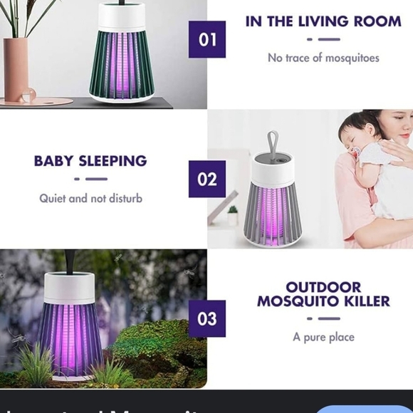 ZZI Mozzie Electric Bug Zapper Lamp Anti- Mosquito Brand New - Picture 5 of 9